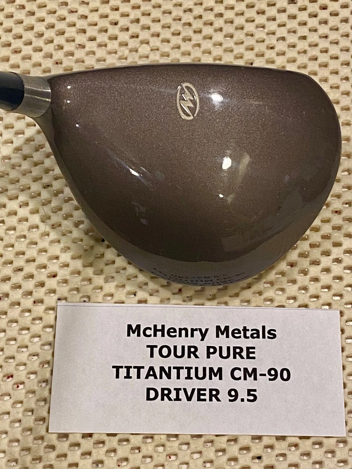 McHenry Metals TOUR PURE CM-90 Titanium 9.5 Deg Driver RH ~ S Graphite Shaft - Image 4 of 4