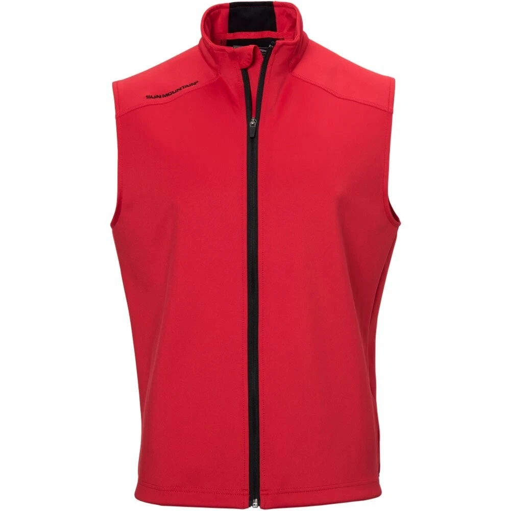 NWT Sun Mountain Mens Thermalflex Vest Red M