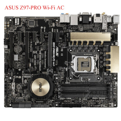  ASUS Z97-PRO Wi-Fi Ac LGA 1150 Motherboard DDR3 RAM M.2 SATA III WiFi&Bluetooth