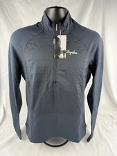Rapha Explore Zip Neck Pullover SIZE XL Dark Grey