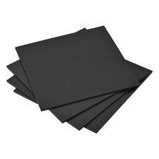 4St&uuml;ck EVA Schaumstoffplatten 10 x 10 Zoll 5mm Dicke Schwarz f&uuml;r Bastel Projekte