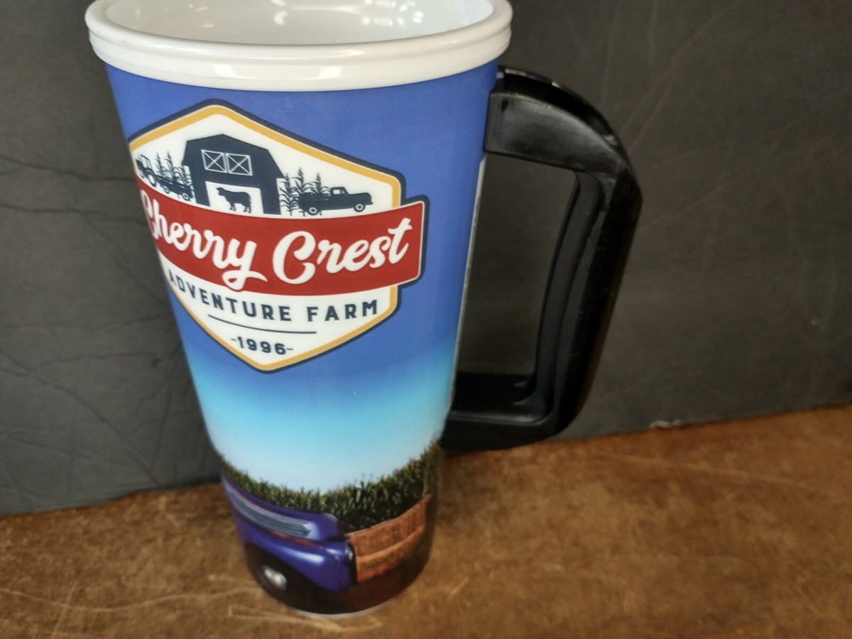 Cherry Crest Adventure Farm 1996 Ronks Pa Souvenir Whirley Cup Mug