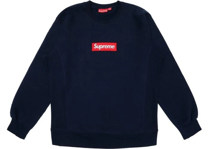 Supreme box top logo crewneck ebay