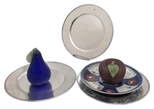 Tiffany & Co. Set of 3 Sterling Silver  1912 Art Deco Chargers/ Dinner Plates