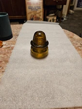 Antique whiskey brown Hemingray 19 insulator