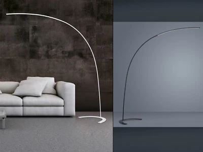 TRIO LEUCHTEN LED Bogenleuchten Leselampen Designklassiker gebogene Standlampen Wohnzimmer
