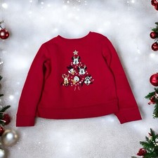Disney Jumping Beans Mickey And Friends Christmas Sweater 5T
