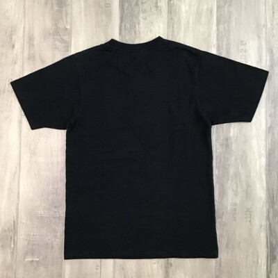 APE BAPE kaws LACOSTE ラコステ　ポロシャツ　tシャツ　5 BAPE × LACOSTE L!VE CROCODILE BAPE HEAD T-shirt Black A