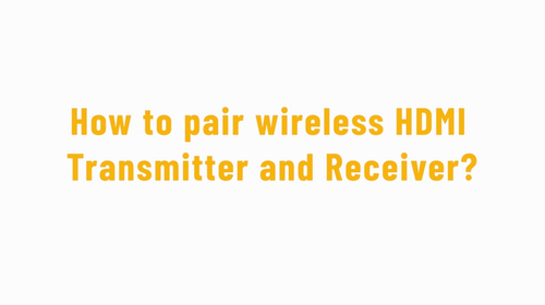 HDMI Wireless Extender Transmitter Receiver 5.8G 150M Transmission Transceiver - Video 1 von 1