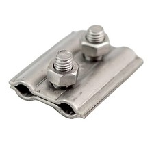 Blitzschutz Blitzableiter Parallelverbinder 7-10mm aus Edelstahl / Niro