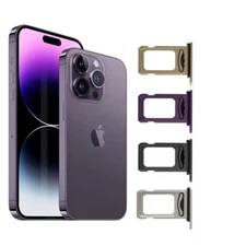 14Pro/14Pro Max Sim Card Holder Tray For iPhone 14Pro/14ProMax black gold silver