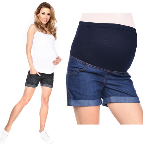 Denim Maternity Shorts/Maternity Pants 