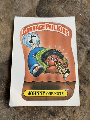s-l400.jpg Garbage Pail Kids Trading Card - Johnny One-Note display picture 1