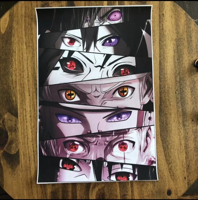 Drawings To Paint & Colour Naruto - Print Design 001