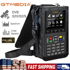 V8 Satellite Signal Finder DVB-S2/S2X FTA Sat Signal Strength Meter Dish Antenna