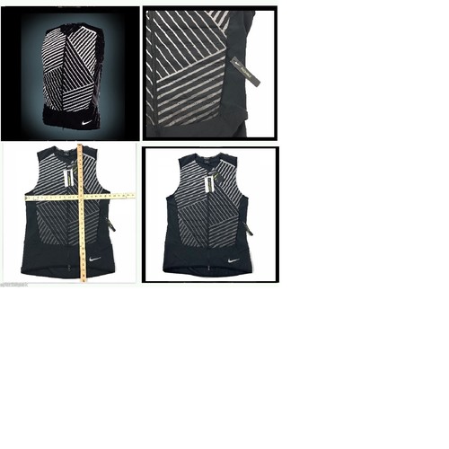 Rare!!!Nike AeroLoft Flash Men's Grey Goose Down Running Vest SMALL 859208 010 - Picture 1 of 9