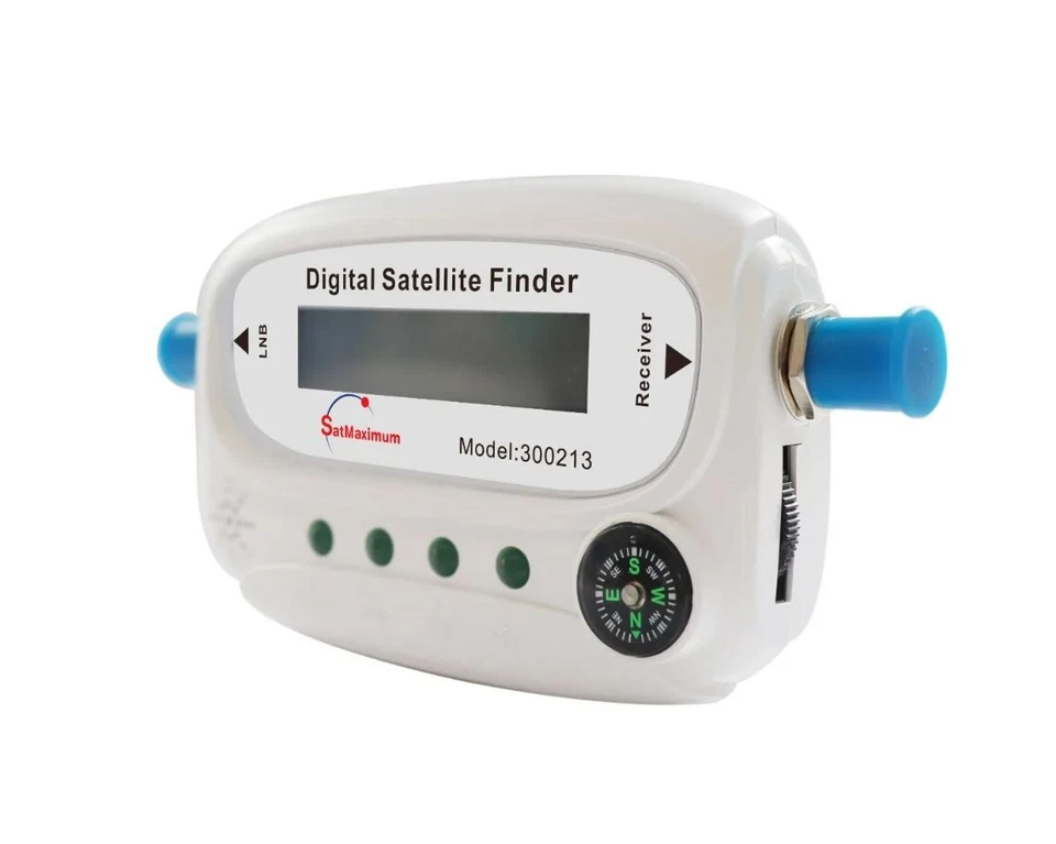 Digital Satellite TV Signal Finder LED Display Strength Meter Buzzer Compass - Image 2 of 3