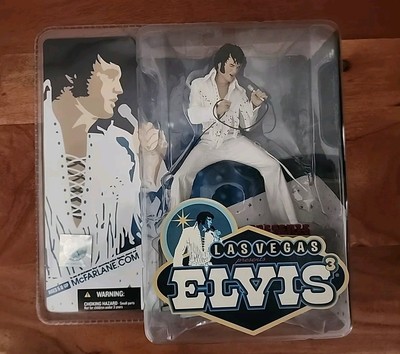 2004 McFarlane Toys Super Stage Figure Elvis Presley 3-Live In Vegas  Sealed
