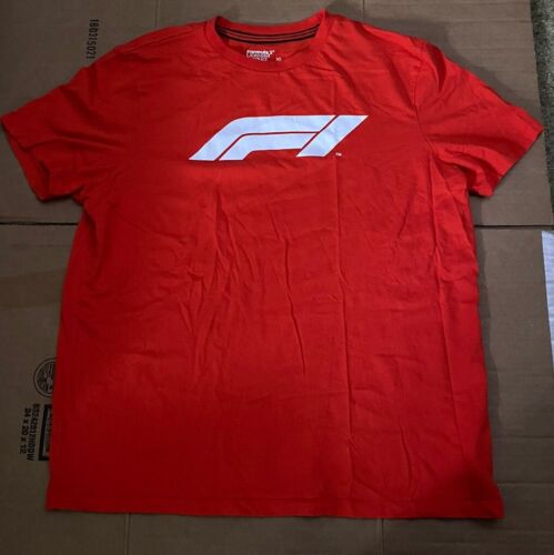 Formula One 1 F1 Racing Official Tee Shirt Casual Adult Extra Large XL Red - Afbeelding 1 van 4