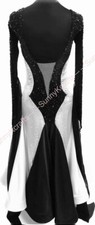 Handmade Dance Dress/Standard Ballroom Competition Dress smooth Waltz Tango