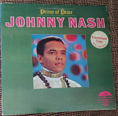 JOHNNY NASH PRINCE OF PEACE CHRISTMAS LP RECORDED IN JAMAICA 3D COVER PROMO NICE