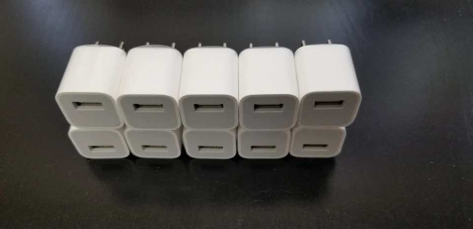 Apple iPhone USB Power Wall Cube OEM Charger Adapter Block XS/XR/11/8+/7/6 (10x) - Image 3 of 4