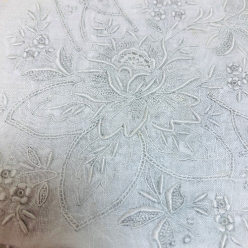 Appenzell Swiss Antique Handkerchief Hankie Linen Embroidered Wedding as is - Picture 3 of 8