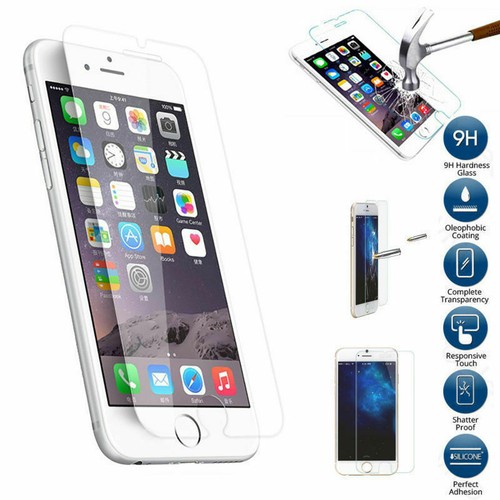2er-Pack für iPhone 17 16 15 14 13 12 11 8 Klar Hartglas Displayschutzfolie - Bild 11 von 12