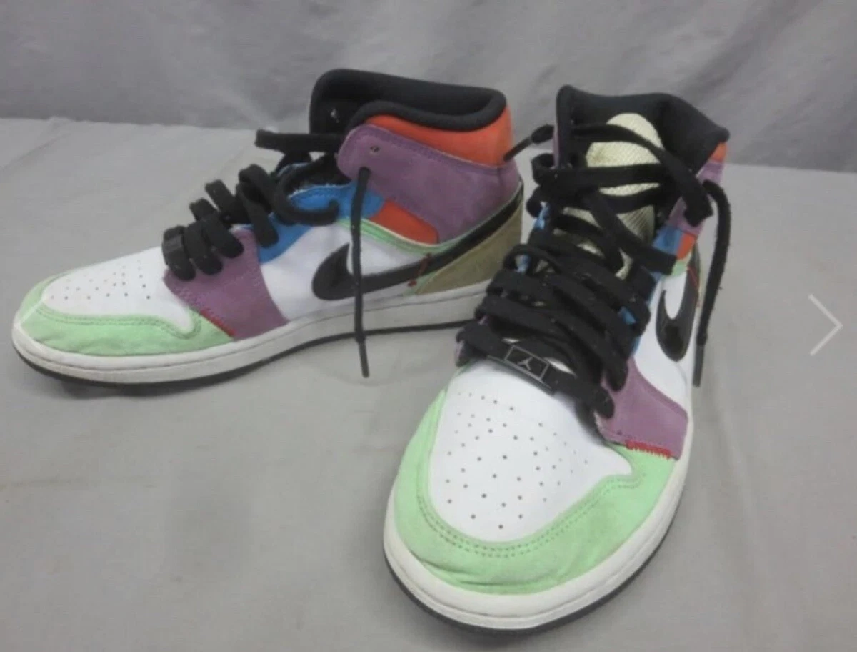 Jordan 1 online mid femme multicolor