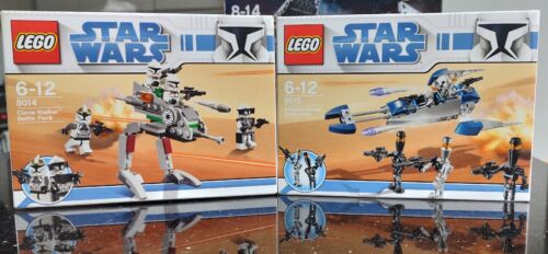 LEGO Star Wars Clone Walker Battle Troopers 8014, &  8015 assassin's Droids New - Picture 1 of 12