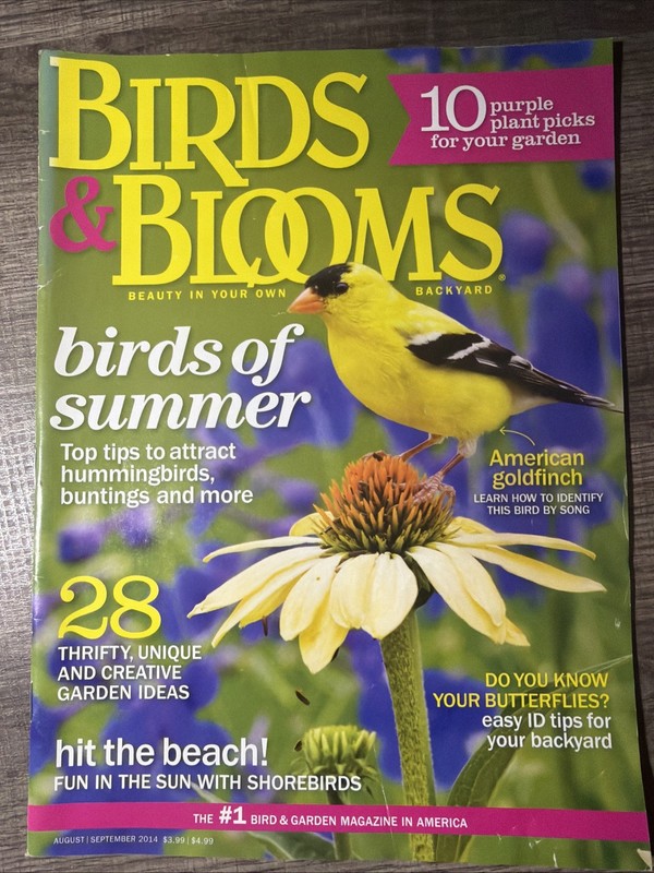 Birds & Blooms Magazine August September 2014 - Birds of Summer
