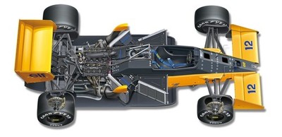PLATZ BEEMAX Lotus 99T 1987 Monaco GP Winner Plastic Model Kit 1/12 BX12001