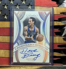 DAVE BING 2024-25 PANINI FLAWLESS #15 LEGENDARY SCRIPTS AUTO 11/25 PISTONS