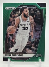2024-25 Panini Prizm Basketball - Julian Champagnie #158 Green Prizm Spurs