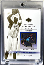 ( /100 )  Antawn Jamison 2003-04 UD Ultimate Collection Game JSY Patch Mavericks