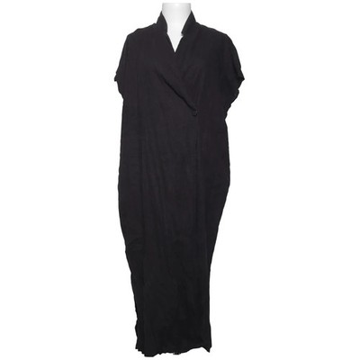 Lindex, Wickelkleid, Größe: S, Grau, Leinen/Viskose, Einfarbig, Damen #CEk