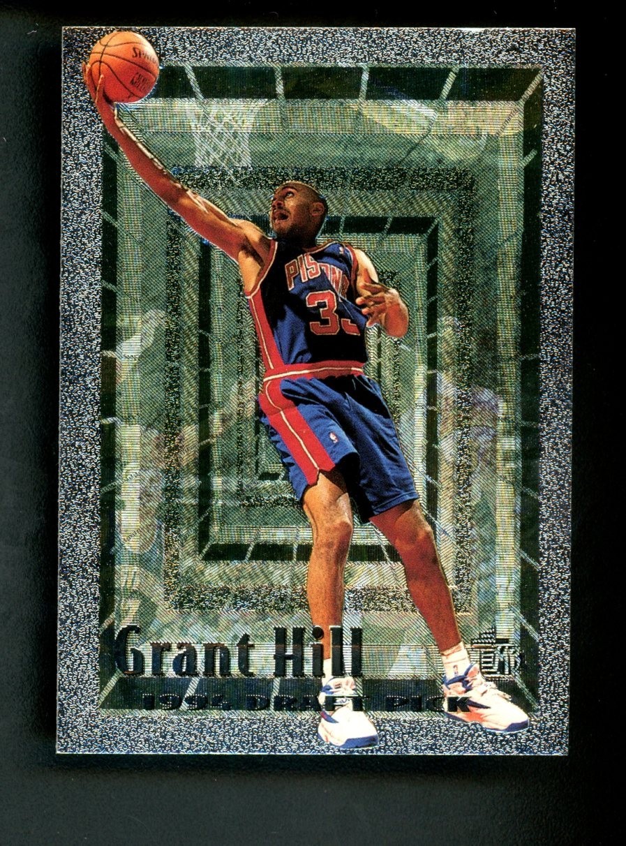1994-95 Topps Embossed Draft Pick Silver #103 Grant Hill RC Rookie HOF