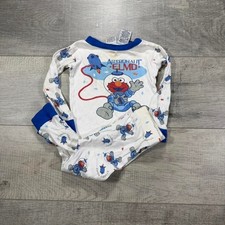 Vintage 2000s super cute Elmo baby pajama set Size 3T