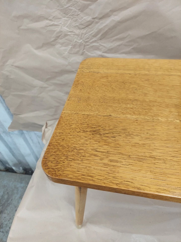 Mesa de café/lateral/ocasional vintage retro de mediados de siglo pequeña de teca bonita y ordenada Foto 4 de 4