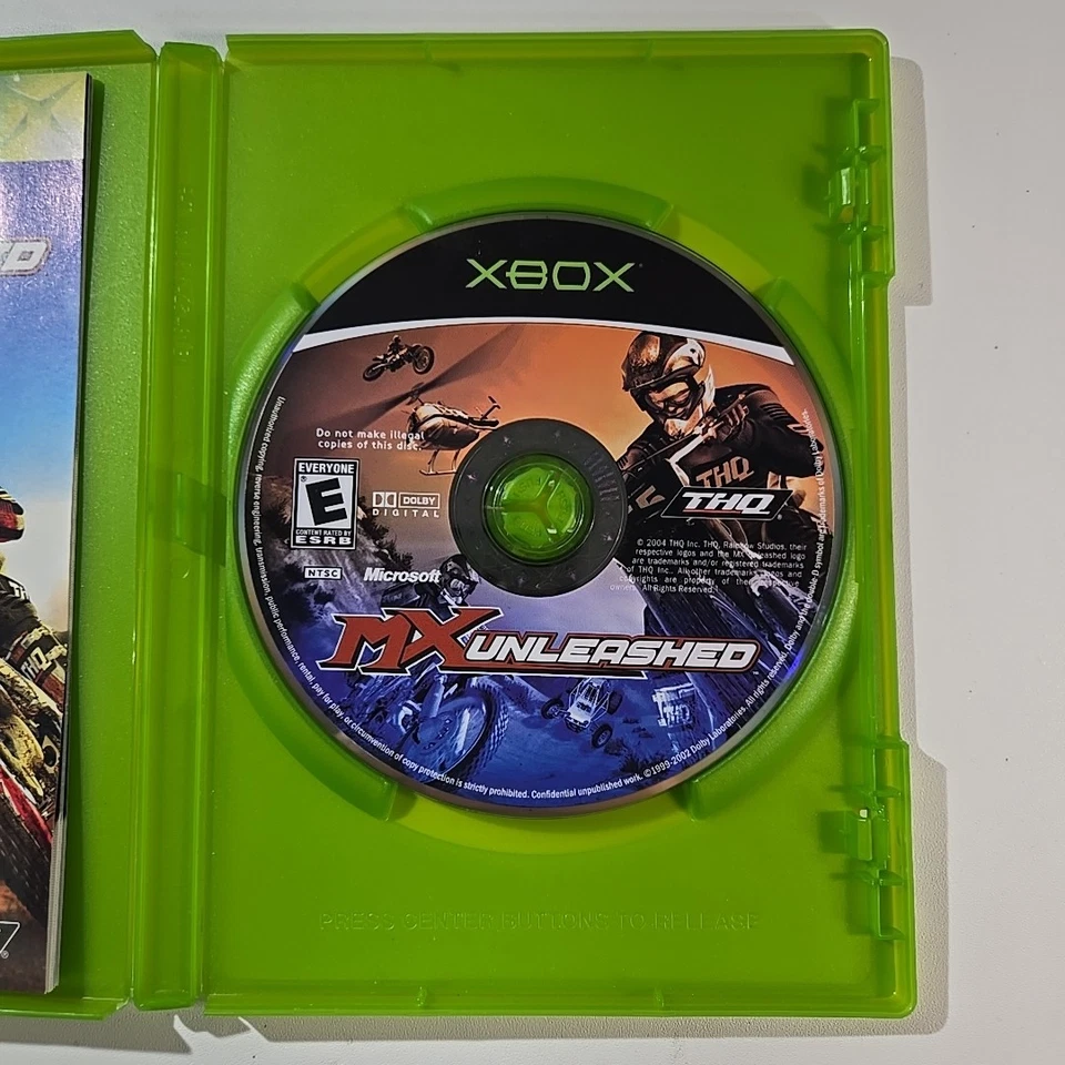 MX Unleashed (Original Microsoft Xbox) CIB COMPLETE With Manual - Image 4 of 4