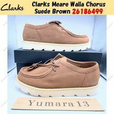 Clarks Meare Walla Chorus Suede Brown 26186499 UK 4-13