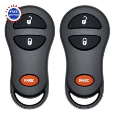 Vurkcy Key Fob Replacement 03 G 2Pcs Compatible with 2002 2005 Dodge Ram