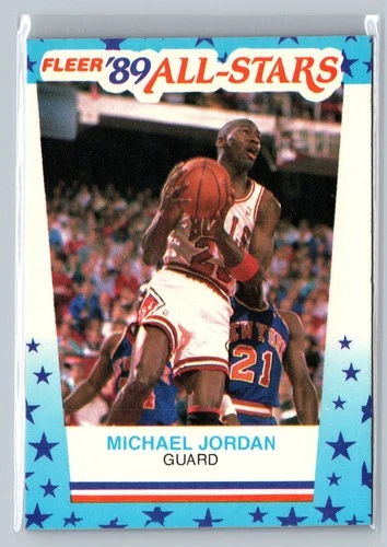 1989-90 Fleer - All-Stars Stickers Michael Jordan #3