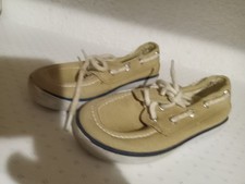 Ralph Lauren Toddlers Tan Boat Shoes.