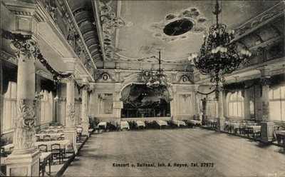 Postcard Dresden Mockritz, Gasthof A. Heyne, concert and ballroom - 11562559