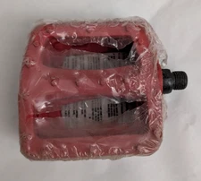 Odyssey Twisted PC 9/16in Red Platform Pedals with Wider Body & Molded Pins