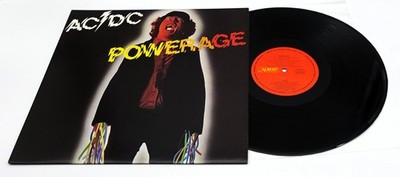 AC/DC Powerage 1983 Australian Albert Productions Red Label Vinyl LP Record EX+