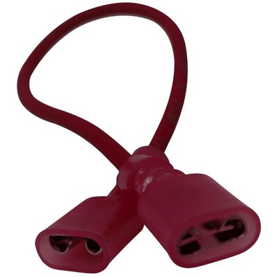 6'' Wiring adapter for switching a male spade connector into a female spade conne