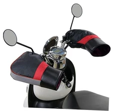 PENINSULA LOVE Waterproof ATV Hand Muffs Motorcycle black with reflective strip