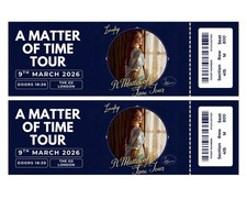 Listing image for Laufey A Matter Of Time Tour Personalised Souvenir Concert Ticket Memorabilia